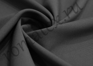 Однотонная портьерная ткань
 Габардин цвет тёмно-серый